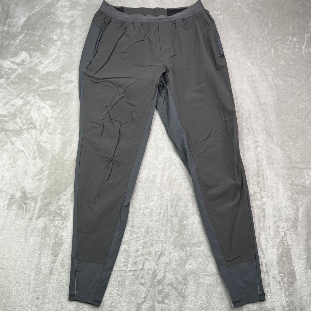 Lululemon Surge Hybrid Pant Mens Medium Dark Grey Solid Tapered Running Jogger